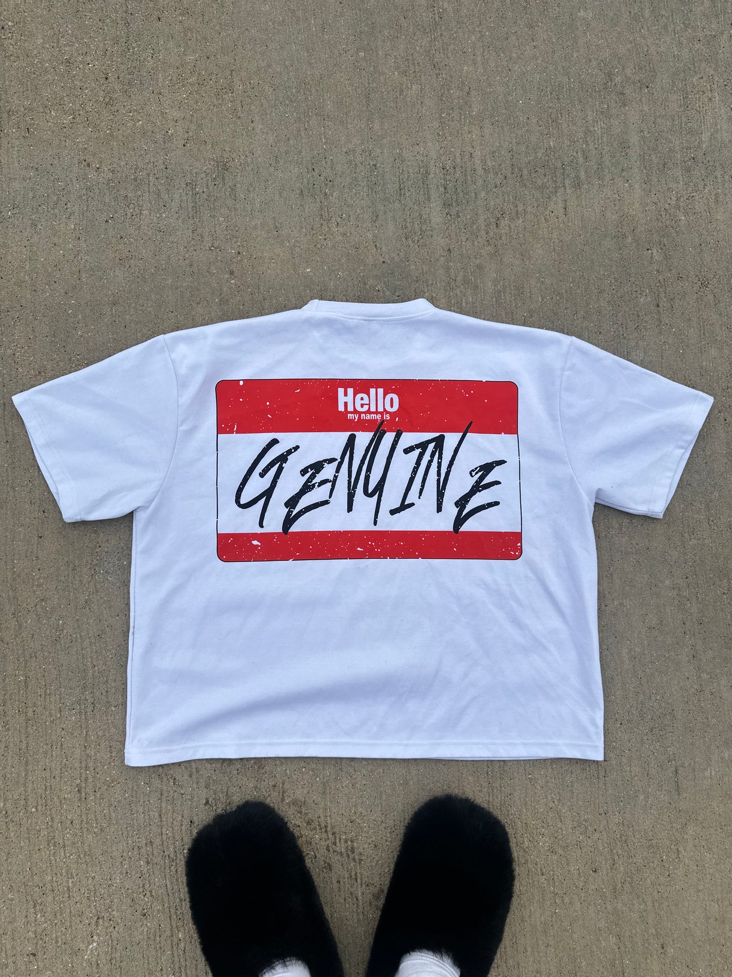 Genuine Name Tag tee