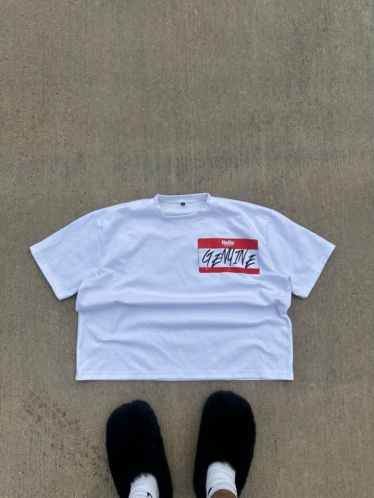 Genuine Name Tag tee