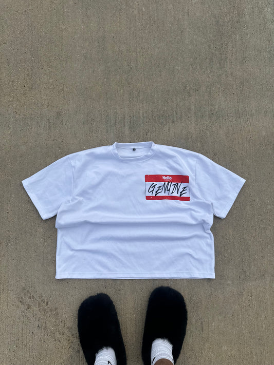 Genuine Name Tag tee